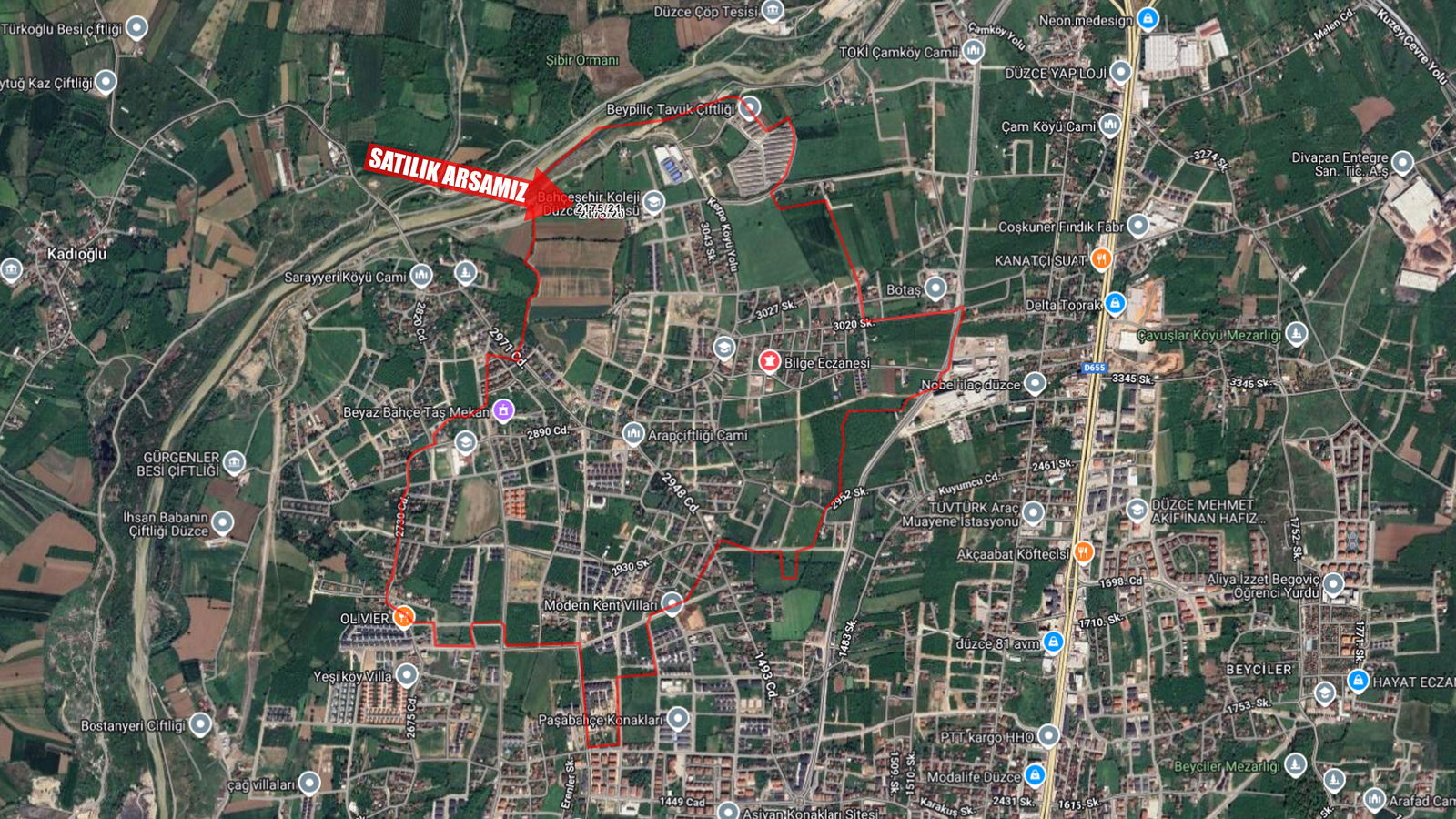 Satılık Arsa 4,300,000 TL