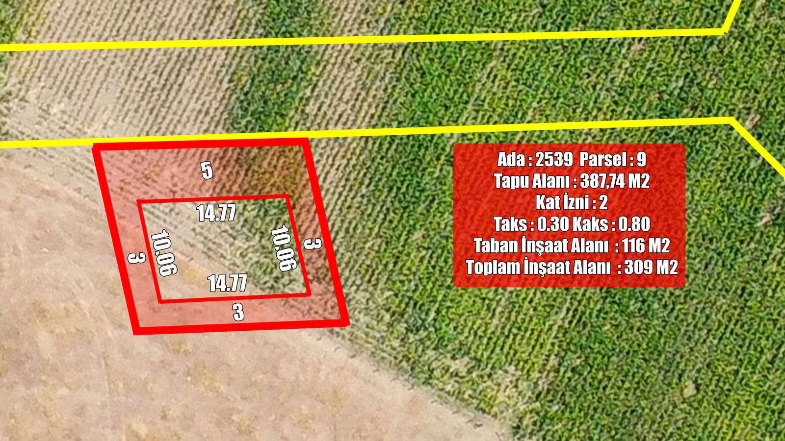 Satılık Arsa 2,600,000 TL
