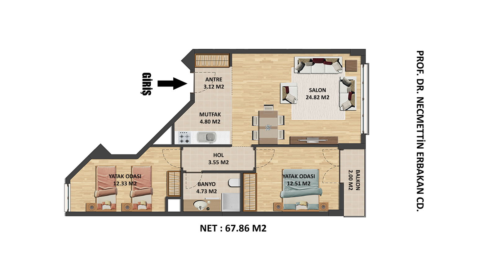 Kiralık Daire 11,500 TL