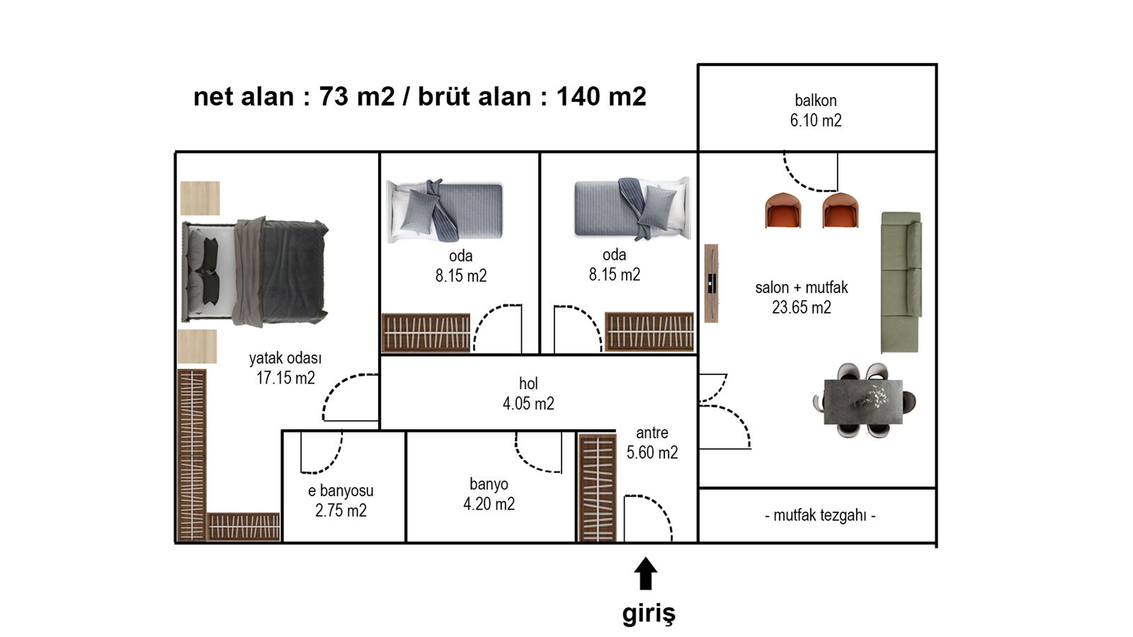 Satılık Daire 2,650,000 TL