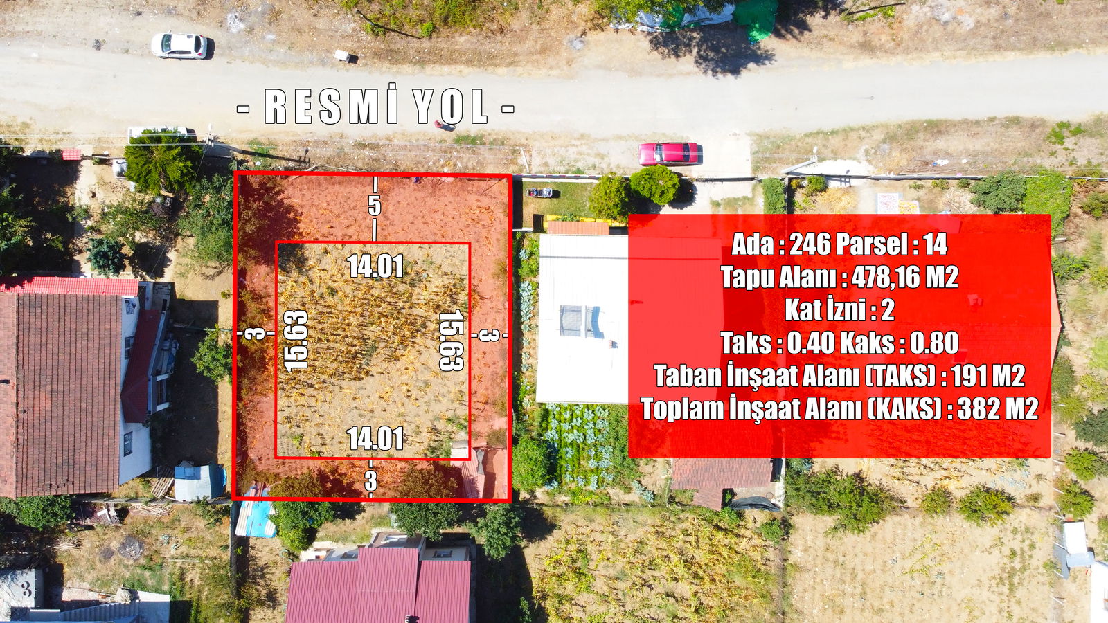 Satılık Arsa 1,625,000 TL