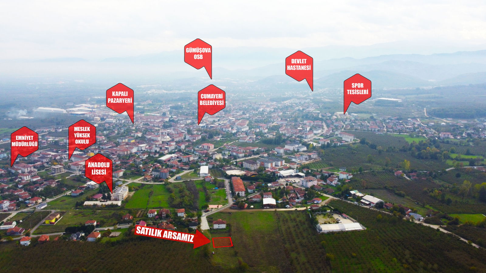 Satılık Arsa 1,600,000 TL