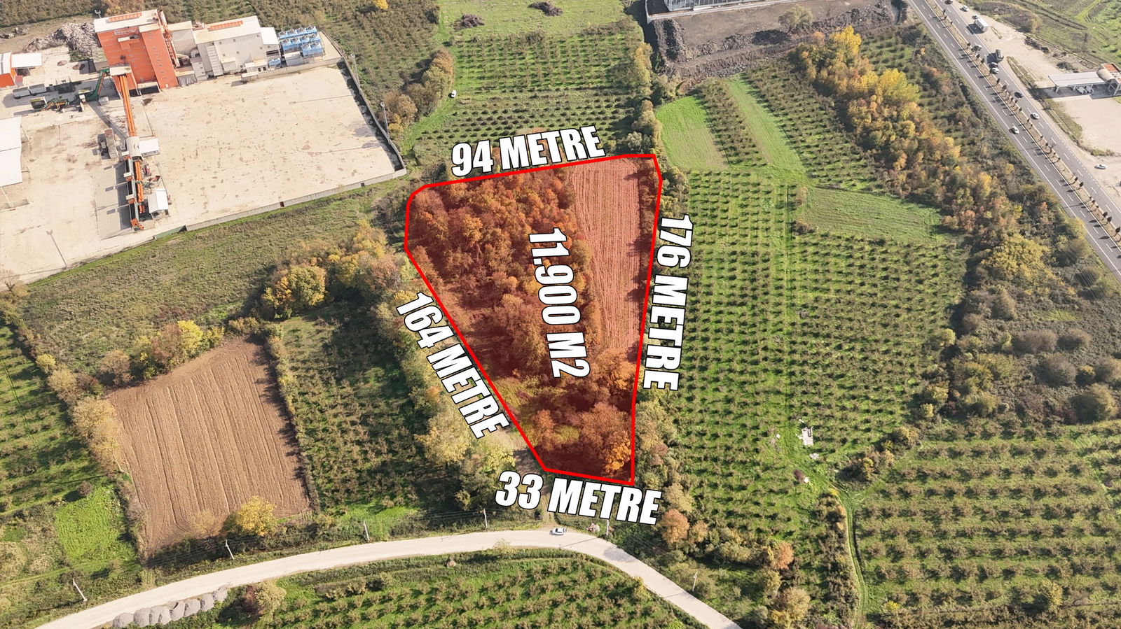 Satılık Sanayi İmarlı 48,000,000 TL