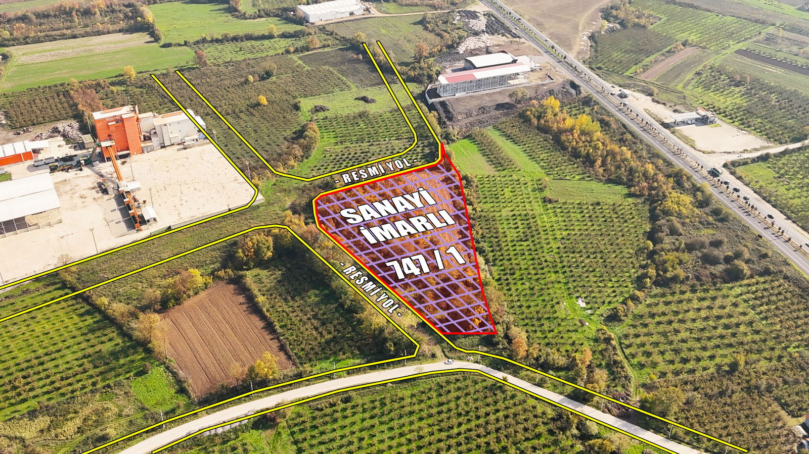 Satılık Sanayi İmarlı 48,000,000 TL