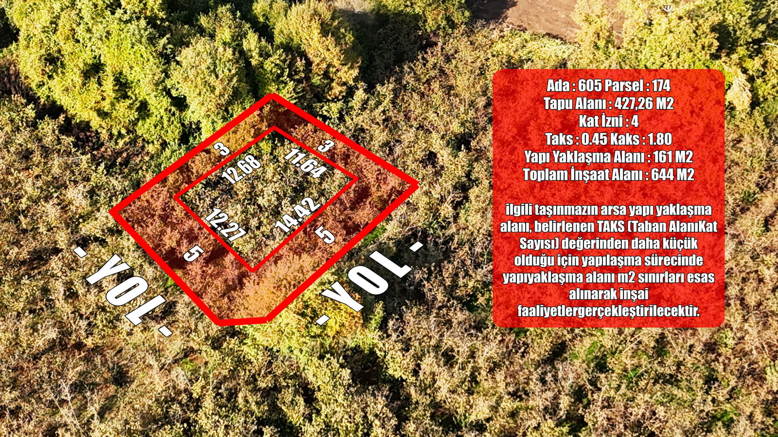 Satılık Arsa 2,100,000 TL