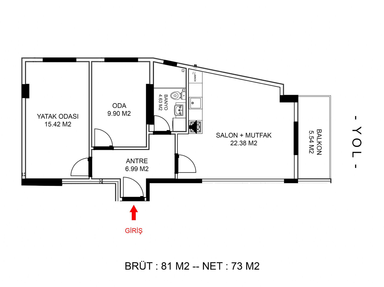 Satılık Daire 2,290,000 TL