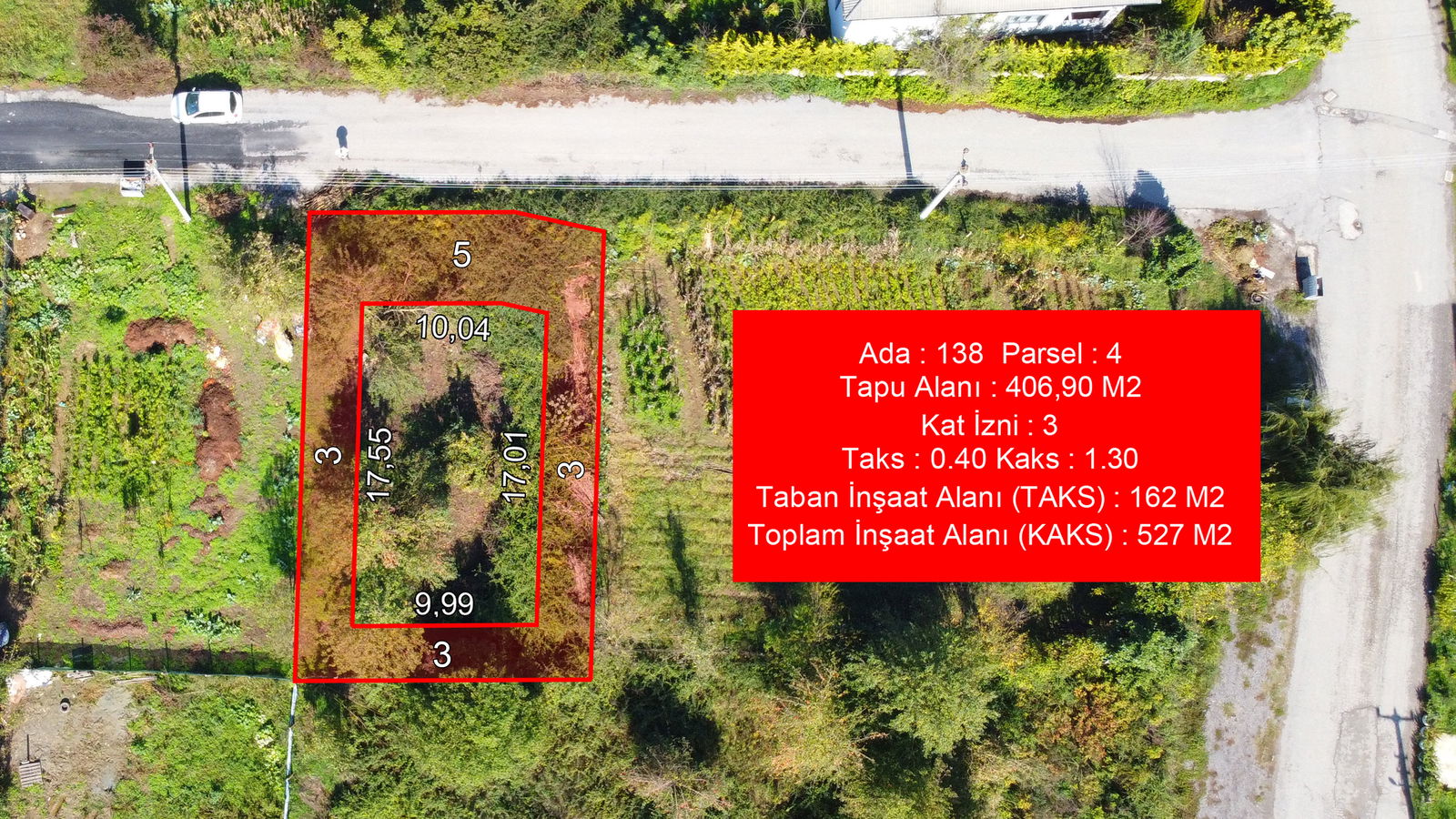 Satılık Arsa 3,100,000 TL