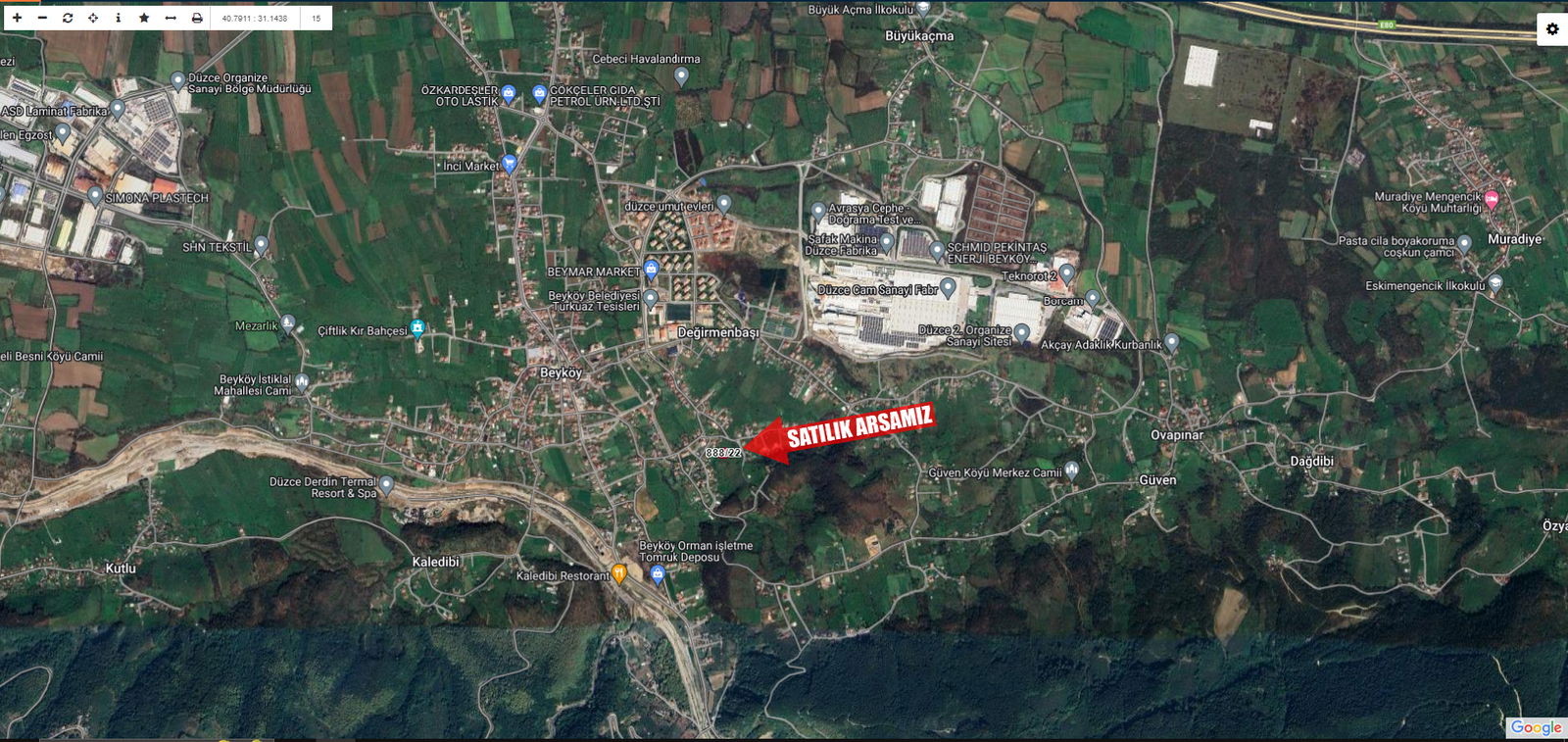 Satılık&nbsp;Arsa&nbsp;3,450,000&nbsp;TL