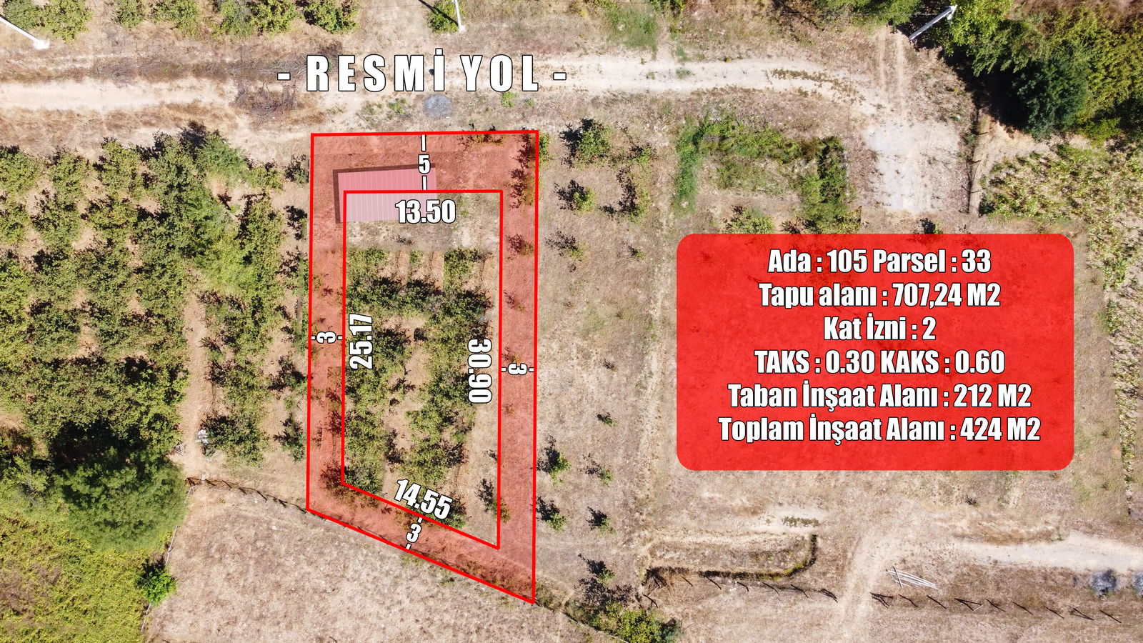 Satılık&nbsp;Arsa&nbsp;2,550,000&nbsp;TL