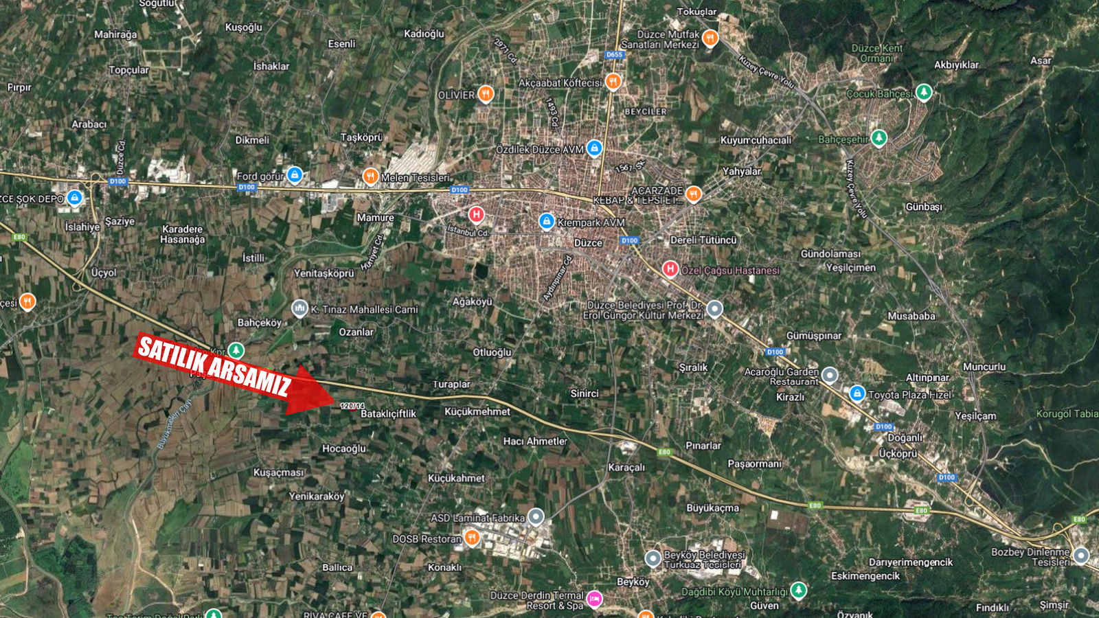 Satılık&nbsp;Arsa&nbsp;19,650,000&nbsp;TL