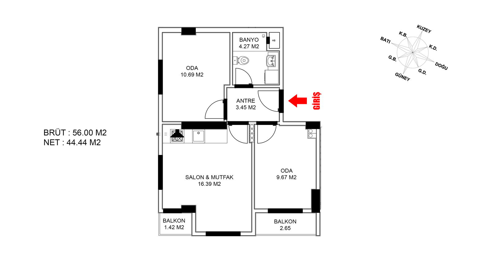 Satılık&nbsp;Daire&nbsp;1,950,000&nbsp;TL