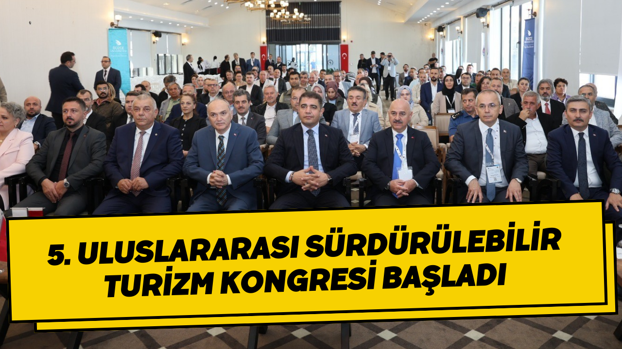 5. Uluslararası Sürdürülebilir Turizm Kongresi, Akçakoca'da gerçekleştirildi.  